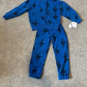 Blue Lightning Kids Matching Set